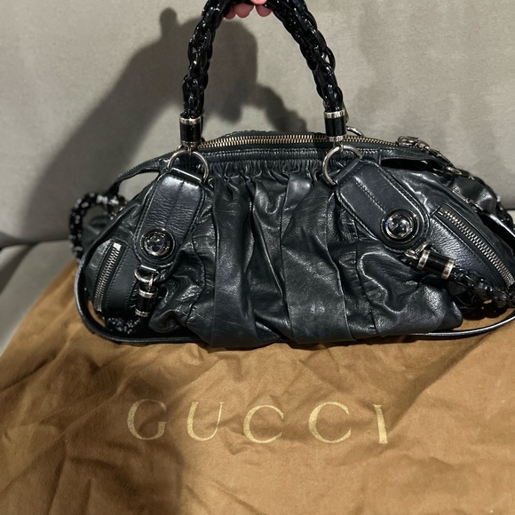Authentic Black Gucci Galaxy Hobo Bag - Picture 8 of 10